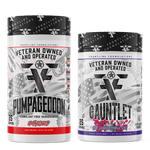 Load image into Gallery viewer, Frontline Formulations Gauntlet Pump Stack Strap in! This concoction is for people that chase only the most ridiculous pumps! With a jaw dropping 7,000mg of L-Citruline Malate and key ingredients like nitrosigine, beta alanine and S7, this caffeine-free p
