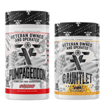 Load image into Gallery viewer, Frontline Formulations Gauntlet Pump Stack Strap in! This concoction is for people that chase only the most ridiculous pumps! With a jaw dropping 7,000mg of L-Citruline Malate and key ingredients like nitrosigine, beta alanine and S7, this caffeine-free p