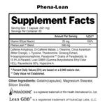 Load image into Gallery viewer, Phena-Lean Phena-Lean™ is designed with a superior blend of ingredients and fast release technology provides powerful, all-day energy to help support your weight loss goals. Paradoxine® and Lean GBB® triggers thermogenesis and decreases body fat. Get read