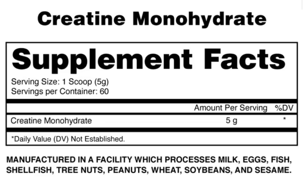 CREATINE MONOHYDRATE Anabolic Warfare from MI Nutrition