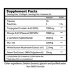 Load image into Gallery viewer, Frontline Formulations Tight-N-Tone TNT is a non-stimulant muscle toner that combines the heart and cardiovascular benefits of Omega 3, 6, and 9 alongside the metabolism supporting strength of CLA and L-Carnitine. ACTIVE INGREDIENTS: EPA, DHA, & ALA: Thes
