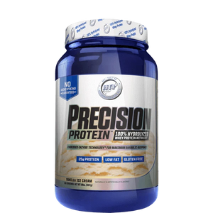 Hi-Tech Precision Protein 2lb 100% Hydrolyzed Whey Protein! 25 grams of Ultra-Premium Protein per serving! Only 2 grams of Fat and 2 grams of Carbs per serving! Gluten Free Hi-Tech Pharmaceuticals are proud to announce the latest breakthrough in Whey Prot