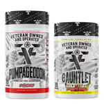 Load image into Gallery viewer, Frontline Formulations Gauntlet Pump Stack Strap in! This concoction is for people that chase only the most ridiculous pumps! With a jaw dropping 7,000mg of L-Citruline Malate and key ingredients like nitrosigine, beta alanine and S7, this caffeine-free p
