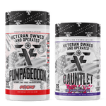 Load image into Gallery viewer, Frontline Formulations Gauntlet Pump Stack Strap in! This concoction is for people that chase only the most ridiculous pumps! With a jaw dropping 7,000mg of L-Citruline Malate and key ingredients like nitrosigine, beta alanine and S7, this caffeine-free p
