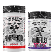Frontline Formulations Gauntlet Pump Stack Strap in! This concoction is for people that chase only the most ridiculous pumps! With a jaw dropping 7,000mg of L-Citruline Malate and key ingredients like nitrosigine, beta alanine and S7, this caffeine-free p