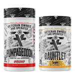 Load image into Gallery viewer, Frontline Formulations Gauntlet Pump Stack Strap in! This concoction is for people that chase only the most ridiculous pumps! With a jaw dropping 7,000mg of L-Citruline Malate and key ingredients like nitrosigine, beta alanine and S7, this caffeine-free p
