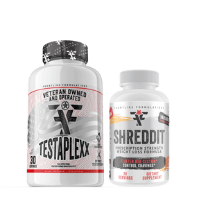 Frontline Formulations Men's Weight Loss Kit Testaplexx Look and feel like a man! The king of blends of ingredients for men's health. There isn't an avenue that Testaplexx hasn't covered! Increasing testosterone isn't easy but when prostate, cholesterol,