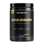 Load image into Gallery viewer, Nuclear Armageddon DETAILS: Nuclear Armageddon is the perfect marriage of energy and performance. L-Citrulline increases blood flow and dilates blood vessels. Betaine drives performance nutrients into the muscles faster. Rauwolscine elevates mood and fat
