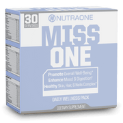 Miss One Vita Pack WOMEN'S DAILY WELLNESS PACK MissOne is a conveniently packaged, all-in-one comprehensive vitamin and supplement regimen. MissOne supports a healthy immune system, provides essential nutrients, improves bone health, and reduces iron defi