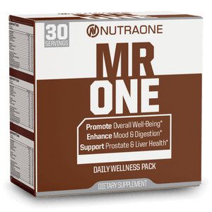 Mr. One Vita Pack DESCRIPTION MEN'S DAILY WELLNESS PACK MrOne is a conveniently packaged, all-in-one comprehensive vitamin and supplement regimen. MrOne supports a healthy immune system, provides essential nutrients, improves bone and prostate health, and