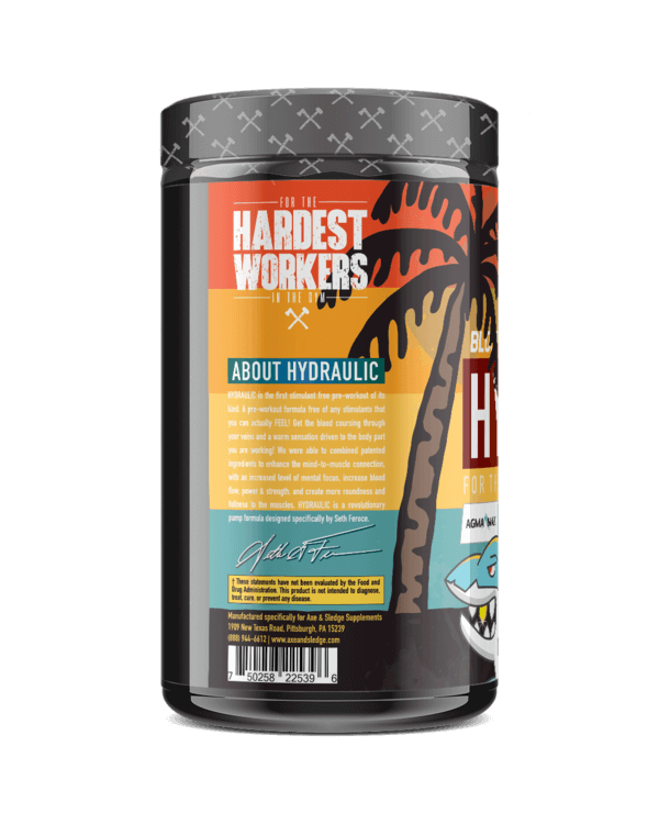 Hydraulic HYDRAULIC IS THE FIRST NON-STIMULANT PRE-WORKOUT OF ITS KIND. BLOOD FLOW = NUTRIENT FLOW = GROWTH HYDRAULIC IS THE FIRST STIMULANT FREE PRE-WORKOUT OF ITS KIND. A PRE-WORKOUT FORMULA FREE OF ANY STIMULANTS THAT YOU CAN ACTUALLY FEEL! GET THE BLO