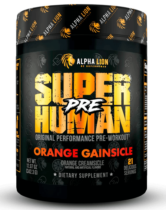 Alpha Lion - Super Human Pre-Workout If you're looking for a pre-workout to help you perform at your peak ability, look no further than SUPERHUMAN by Alpha Lion! SUPERHUMAN is a revolutionary pre-workout that is max-dosed with clinically studied and prove