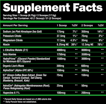 Alpha Lion - Super Human Pump ALL OF THE PERFORMANCE. NONE OF THE STIMULANTS. A stim-free pump and performance pre-workout designed to maximize vascularity, strength and power output. Perfect for anyone sensitive to stimulants, night owl athletes, or anyo