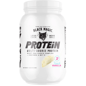 Black Magic - Multi Source Protein - 2LB Handcrafted with an ultra premium blend of protein sources to provide your body with the perfect amino acid profile to help support muscle, aid in recovery, as well as has a delicious taste. With its supreme combin