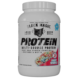 Black Magic - Multi Source Protein - 2LB Handcrafted with an ultra premium blend of protein sources to provide your body with the perfect amino acid profile to help support muscle, aid in recovery, as well as has a delicious taste. With its supreme combin