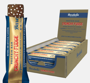 Barebells - Crunchy Fudge Bars 12 Pack Life’s too short not to enjoy the little things in life. Our Crunchy Fudge protein bar is filled with creamy caramel covered in milk chocolate and topped with crunchy sprinkles. You wouldn’t believe it but it contain
