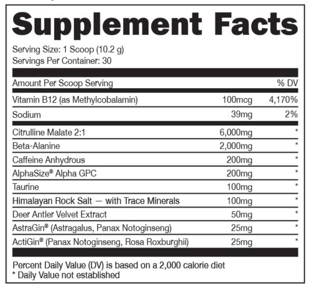 Bucked Up Pre-Workout Flagship Formula Pre-Workout. Energy. Endurance. Focus. Pump.BUCKED UP® was developed with two purposes in mind. To take your workouts to the next level -- check. And be the best possible pre workout on the market -- also check. We d