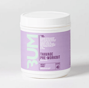 CBUM Thavage Pre-Workout Thavage Pre is not your run of the mill pre-workout. It was designed by thavages for thavages to take your performance to the next level. Our formula has been engineered with some of the market's best and most trusted ingredients