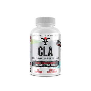 Frontline Formulations CLA NATURAL TONING AGENT and CORTISOL SUPPRESSANT Conjugated Linoleic Acid (CLA) by Frontline Formulations is a natural and stimulant-free weigh-loss aide. CLAOne can reduce stored body fat, increase lean muscle mass, improve health