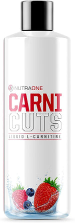 Load image into Gallery viewer, CarniCuts LIQUID L-CARNITINE Carnicuts contains L-Carnitine, one of the best natural, stimulant-free, fat mobilizing products on the market today. BENEFITS INCREASE ENERGY The unique powers of L-Carnitine allow your body to more effectively use fat for en
