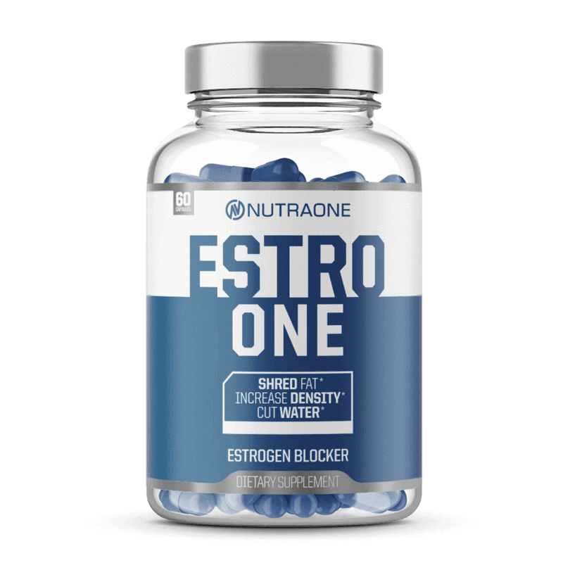 Estro One ESTROGEN BLOCKER EstroOne reduces and restores proper estrogen levels to optimize muscle growth. Which can result in reducing body fat, increasing muscle density, and improving overall mood and drive. BENEFITS IMPROVE HEALTH Promotes healthy met