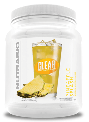 Nutrabio Clear Whey Protein Isolate - 20 Servings The Choice is Clear! 100% Clear Whey Protein Isolate — For 100% Results High Quality, Fast Absorbing Isolate No Milky Taste, Texture, or Foaming Promote Lean Muscle Growth Optimize Nitrogen Retention Incre