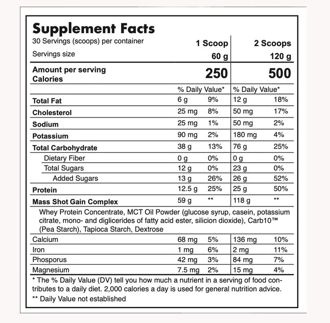 Project AD Mass Chaser - Muscle Gainer - Vanilla Swirl Getting swole isn’t rocket science. You progressively lift heavier sh*t and increase the amount of calories you consume to fuel growth. The first part comes naturally to most with the right attitude.