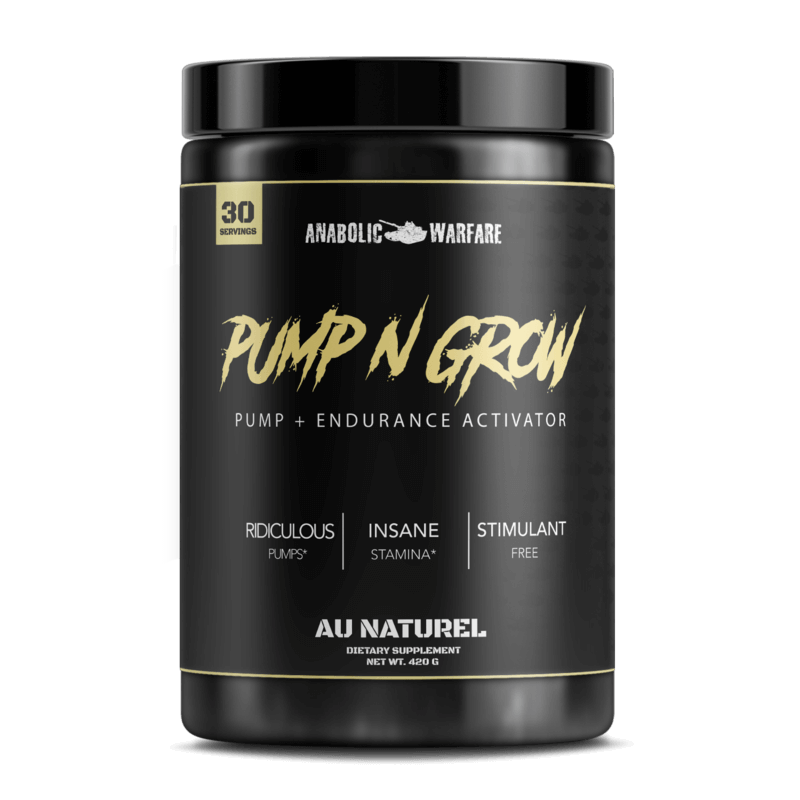 Pump N Grow Open the floodgates to the best pumps you have ever had every time you train with Pump-N Grow. L-Citrulline increases blood flow and dilates blood vessels. Betaine drives performance nutrients into the muscles faster. Nitrosigine promotes sust
