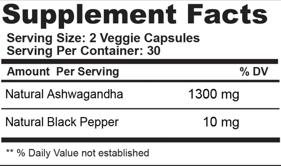 Selfevolve - Ashwagandha Root with Black Pepper Ashwagandha is a powerful adaptogen that helps the body adapt to stress Supports Restful Sleep, Relaxation, and Mood Help Support Healthy Energy Levels Black Pepper Extract for Maximum Absorption