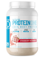 Load image into Gallery viewer, Protein One LOW SUGAR We know protein doesn&#39;t need to have a lot sugar to be delicious. All of our proteins have 2 grams of sugar or less per serving. NON-GMO We never compromise on quality. You will not find any genetically modified organisms in our prod
