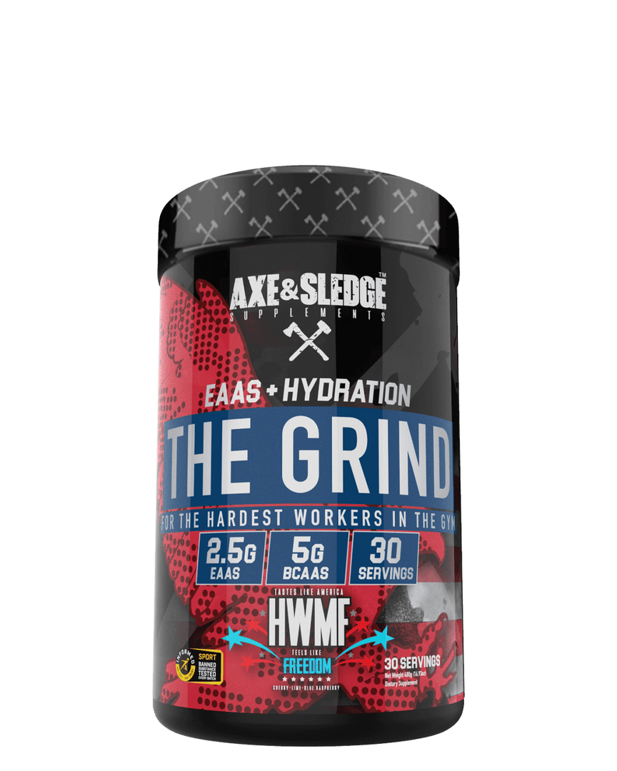 Axe & Sledge - THE GRIND // EAAS, BCAAS, & HYDRATION EAAS, BCAAS, & HYDRATION AMINO ACIDS ARE THE BUILDING BLOCKS OF PROTEIN AND ARE ESSENTIAL FOR HEALTH, RECOVERY, AND PERFORMANCE. THERE ARE APPROXIMATELY 20 AMINO ACIDS THAT HAVE BEEN IDENTIFIED, BUT ONL