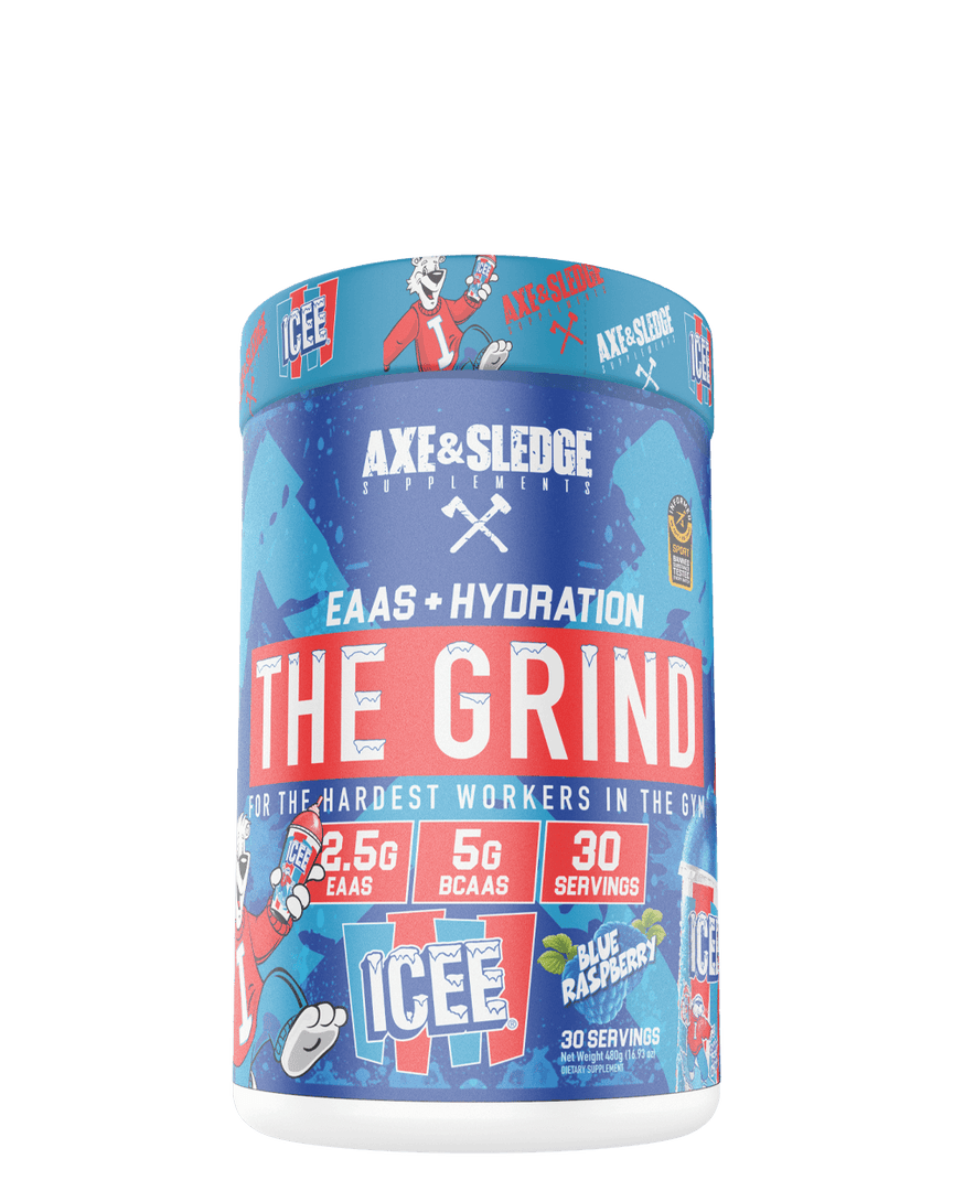 Axe & Sledge - THE GRIND // EAAS, BCAAS, & HYDRATION EAAS, BCAAS, & HYDRATION AMINO ACIDS ARE THE BUILDING BLOCKS OF PROTEIN AND ARE ESSENTIAL FOR HEALTH, RECOVERY, AND PERFORMANCE. THERE ARE APPROXIMATELY 20 AMINO ACIDS THAT HAVE BEEN IDENTIFIED, BUT ONL