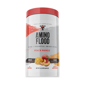 Frontline Formulations Amino Flood Strap in! This concoction is for people that chase only the most ridiculous pumps! With a jaw dropping 7,000mg of L-Citruline Malate and key ingredients like nitrosigine, beta alanine and S7, this caffeine-free preworkou