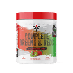 Load image into Gallery viewer, Frontline Formulations Complete Greens &amp; Reds We know you don&#39;t get your greens or reds in. Don&#39;t worry, we aren&#39;t judging, because we have the TASTIEST answer for you!Introducing Complete Greens &amp; Reds!Made with patented ingredients like Digezyme to prom
