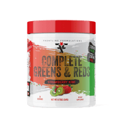 Frontline Formulations Complete Greens & Reds We know you don't get your greens or reds in. Don't worry, we aren't judging, because we have the TASTIEST answer for you!Introducing Complete Greens & Reds!Made with patented ingredients like Digezyme to prom