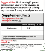 Load image into Gallery viewer, Frontline Formulation Glutamine Supports metabolic and heart health! Helps fuel post-workout recovery! Fantastic for gut barrier maintenance (gut health) when taken in the morning on an empty stomach! Wonderful support for normal immune function! Studies
