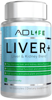 ADLife Liver + DESCRIPTION The most advanced Liver Detoxification and Regeneration supplement. Liver+ is a well designed synergistic matrix to aid in the detoxification and regeneration of the liver. The liver is one of the most important organs and is vi