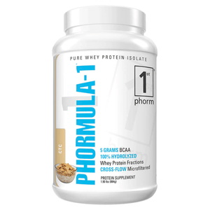 CALL FOR BEST PRICING! 1st Phorm - Phormula-1 Post-Workout Recovery Protein Call Us To Order! 817-301-6816 DESCRIPTION Maximum Assimilation and Amino Acid Retention Speeds-Up Muscle Repair and Growth Phormula-1® is a premium-sourced whey protein isolate,