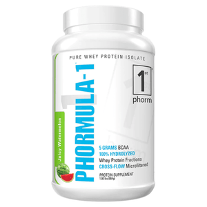 CALL FOR BEST PRICING! 1st Phorm - Phormula-1 Post-Workout Recovery Protein Call Us To Order! 817-301-6816 DESCRIPTION Maximum Assimilation and Amino Acid Retention Speeds-Up Muscle Repair and Growth Phormula-1® is a premium-sourced whey protein isolate,