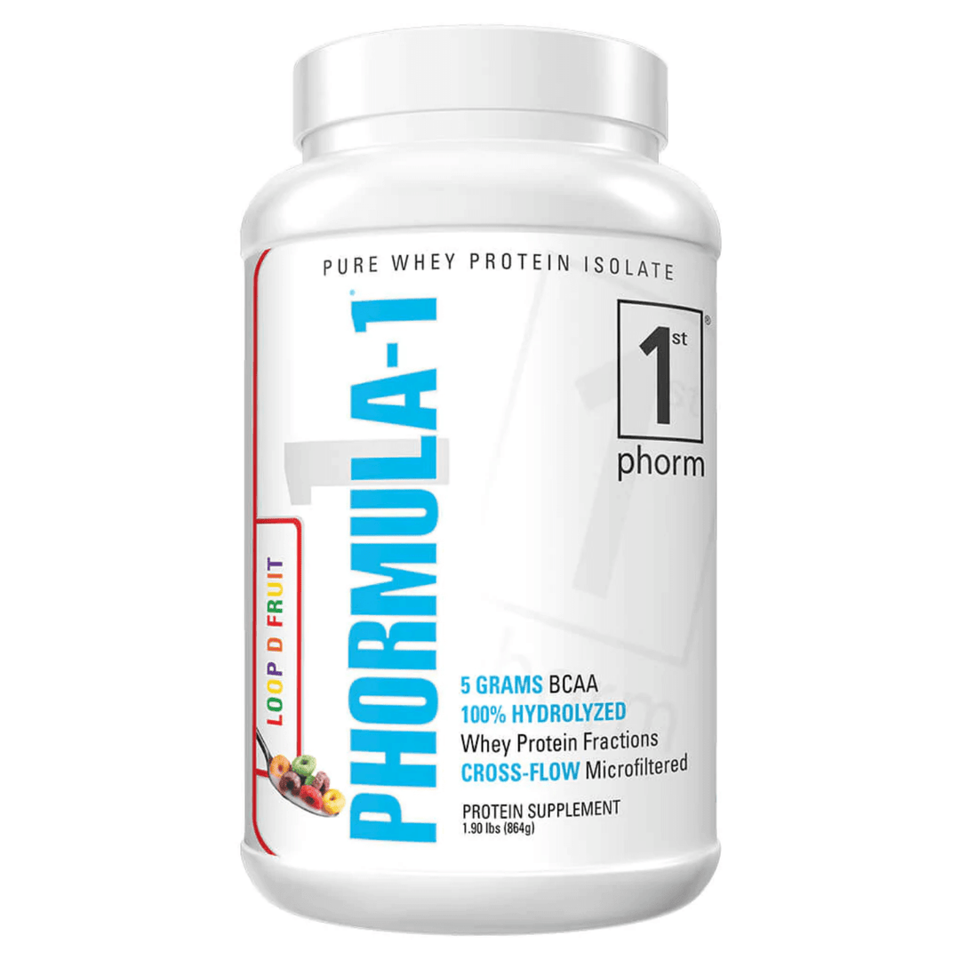 CALL FOR BEST PRICING! 1st Phorm - Phormula-1 Post-Workout Recovery Protein Call Us To Order! 817-301-6816 DESCRIPTION Maximum Assimilation and Amino Acid Retention Speeds-Up Muscle Repair and Growth Phormula-1® is a premium-sourced whey protein isolate,