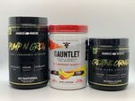 Load image into Gallery viewer, Hardcore Gauntlet Stack (Pre-Workout) Open the floodgates to the best pumps you have ever had every time you train with Pump-N Grow. L-Citrulline increases blood flow and dilates blood vessels. Betaine drives performance nutrients into the muscles faster.
