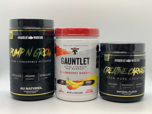 Hardcore Gauntlet Stack (Pre-Workout) Open the floodgates to the best pumps you have ever had every time you train with Pump-N Grow. L-Citrulline increases blood flow and dilates blood vessels. Betaine drives performance nutrients into the muscles faster.