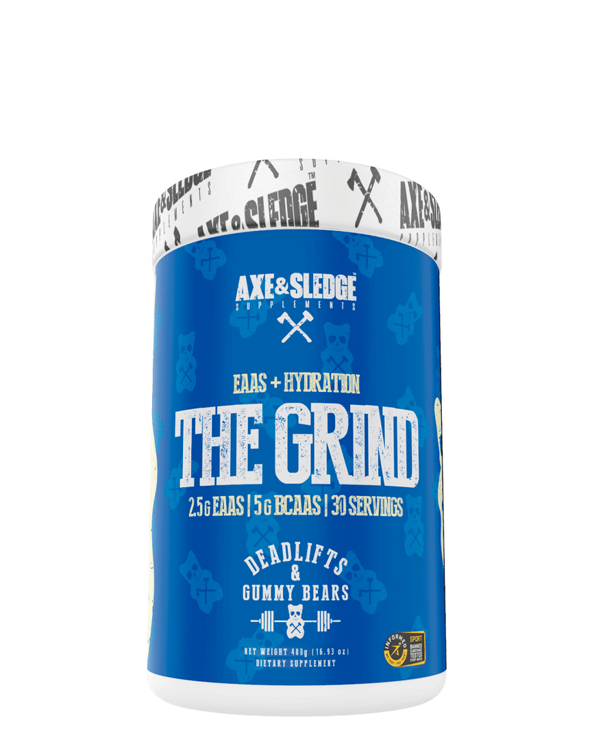 Axe & Sledge - THE GRIND // EAAS, BCAAS, & HYDRATION EAAS, BCAAS, & HYDRATION AMINO ACIDS ARE THE BUILDING BLOCKS OF PROTEIN AND ARE ESSENTIAL FOR HEALTH, RECOVERY, AND PERFORMANCE. THERE ARE APPROXIMATELY 20 AMINO ACIDS THAT HAVE BEEN IDENTIFIED, BUT ONL